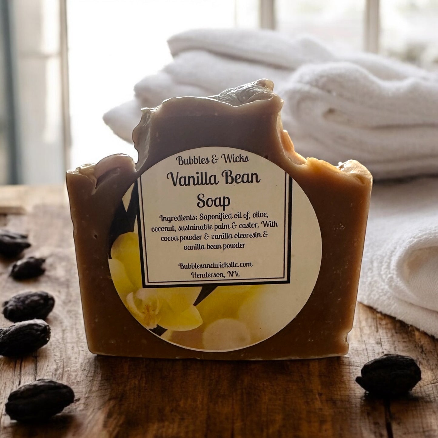 Moisturizing Vanilla Bean Soap Bar