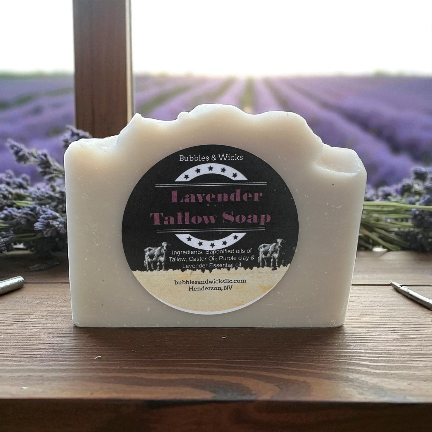 Organic Grass Fed Lavender Soap Bar