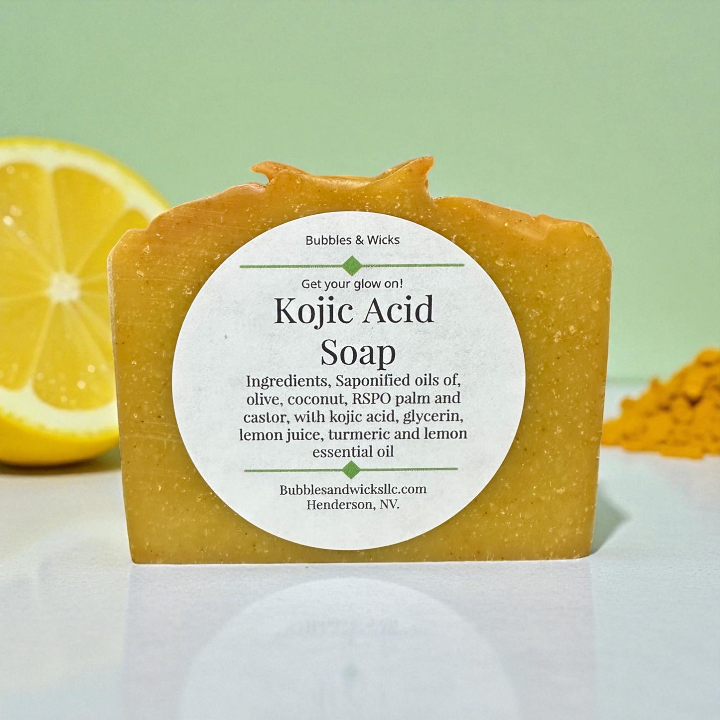 Kojic Acid Soap Bar with Lemon & Turmeric
