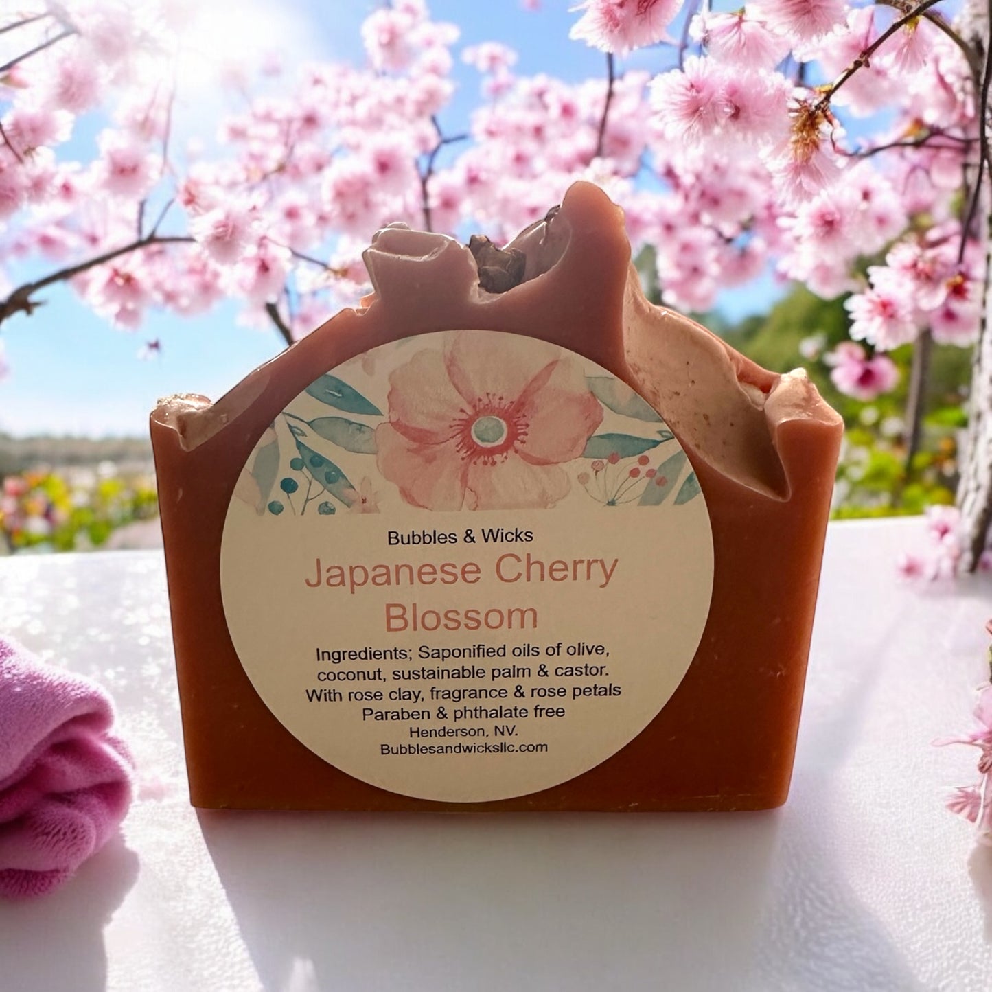 Japanese Cherry Blossom Soap Bar