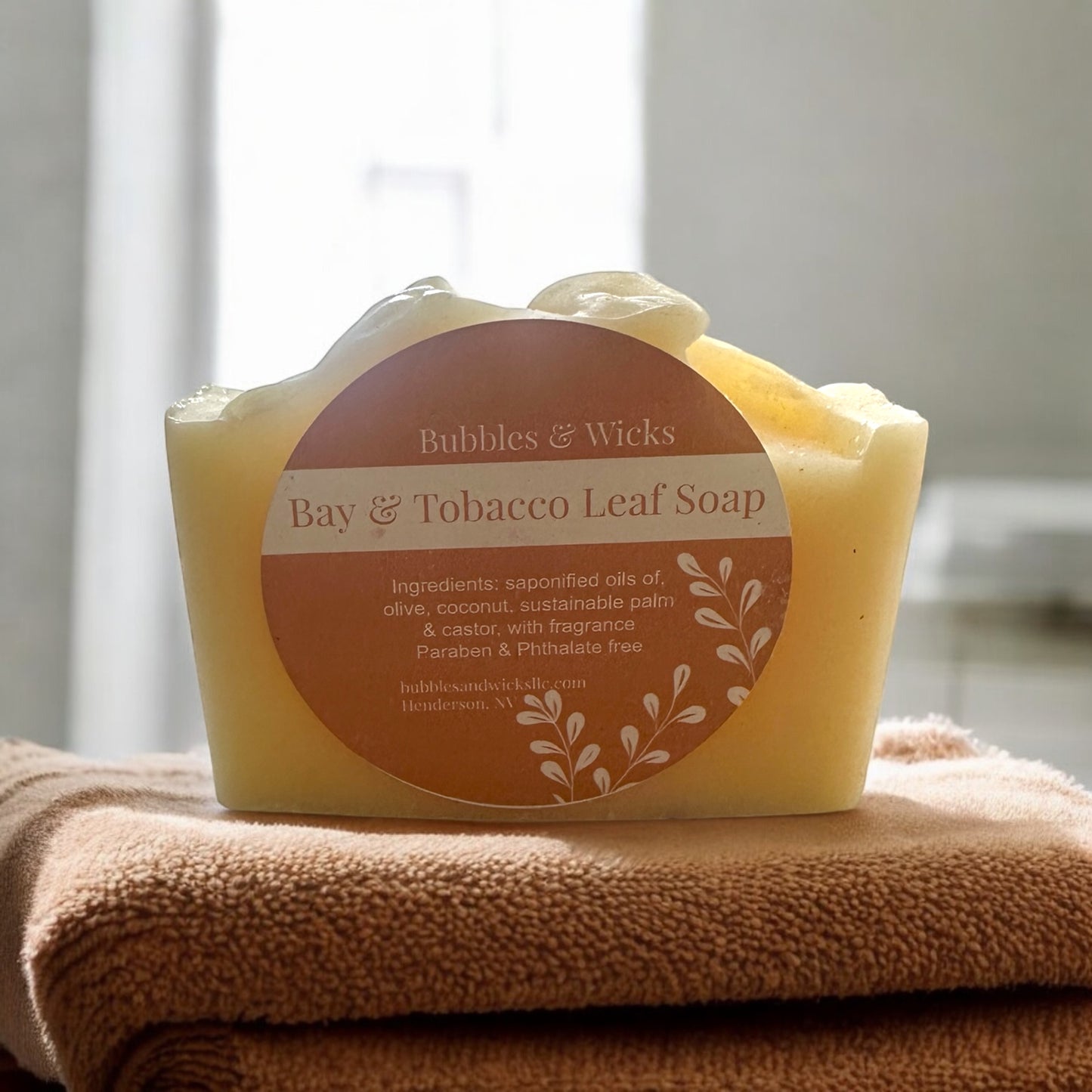 Bay and Tobacco Leaf Soap Bar