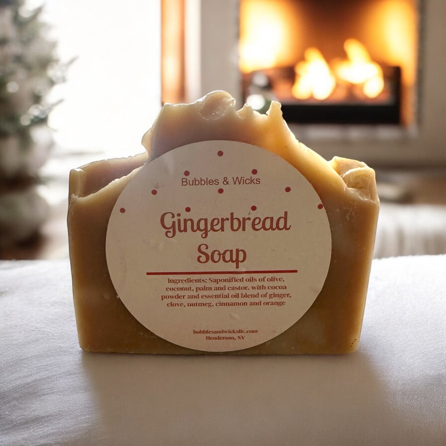 Gingerbread Soap made with essential oils