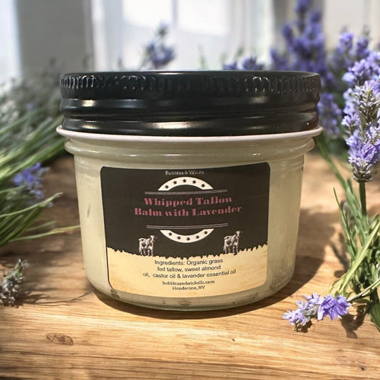 Lavender Organic Grass-fed Whipped Tallow 4oz