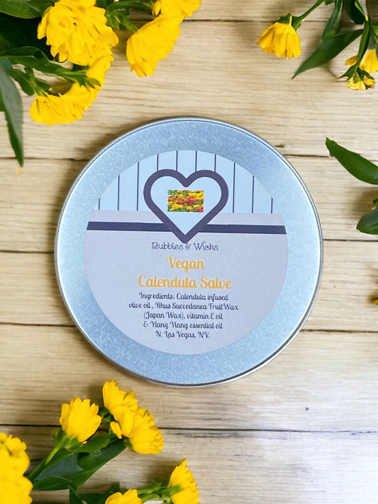 Vegan Calendula Salve Dry Skin