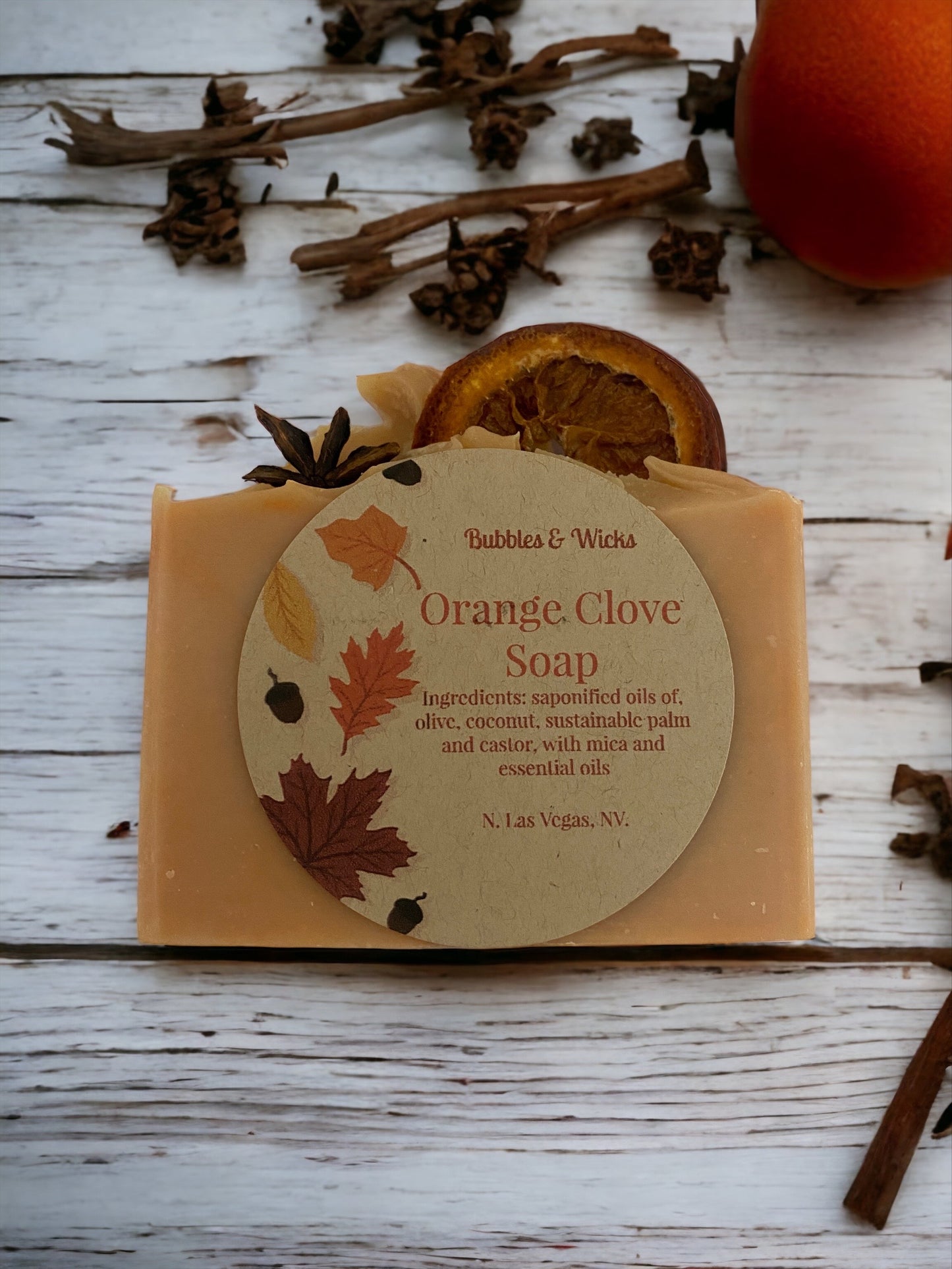 Orange Clove Soap Bar