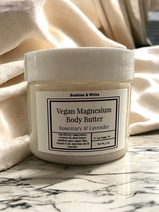 Rosemary and Lavender Vegan Magnesium Body Butter