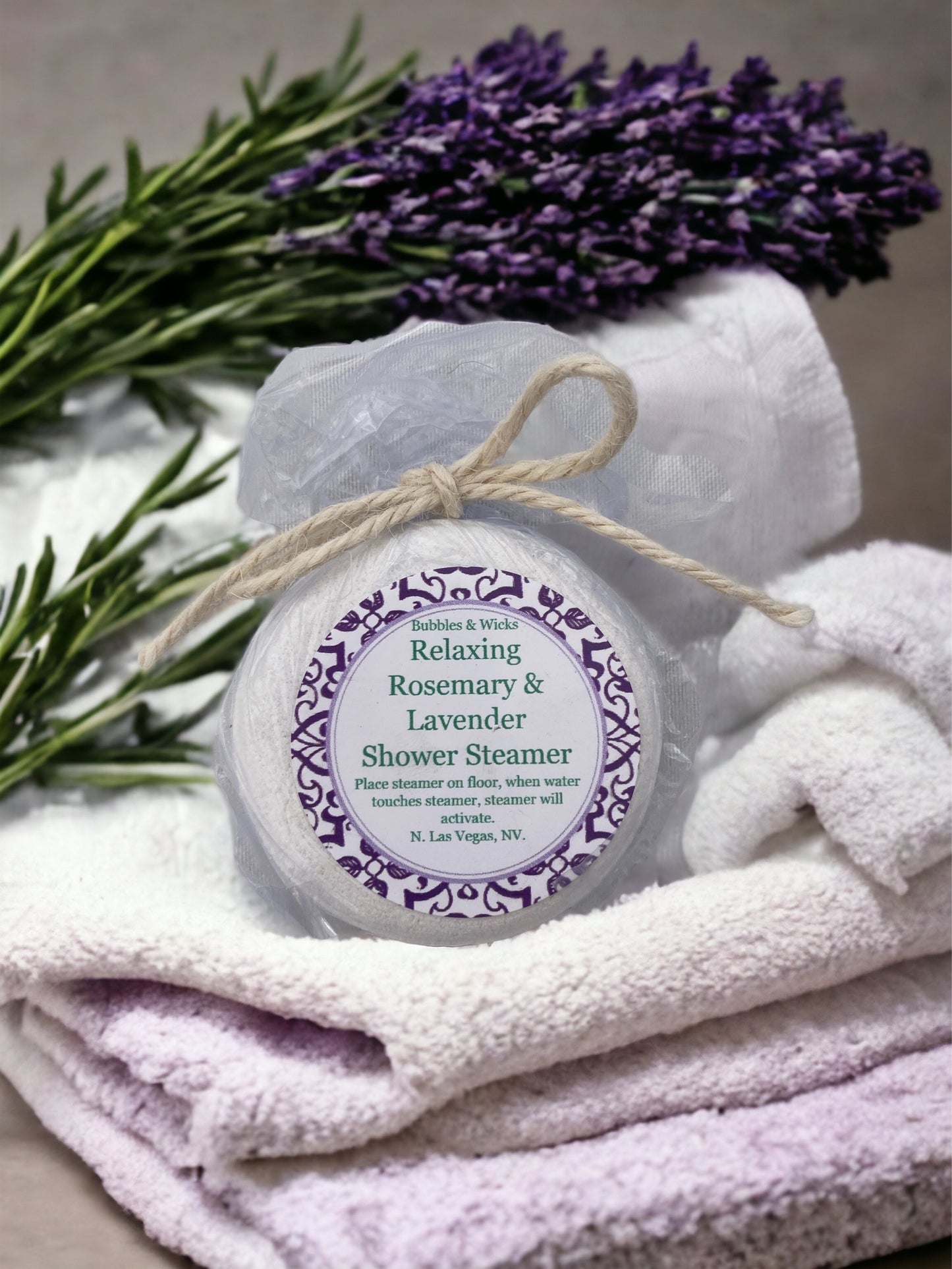 Rosemary and Lavender Shower Steamer