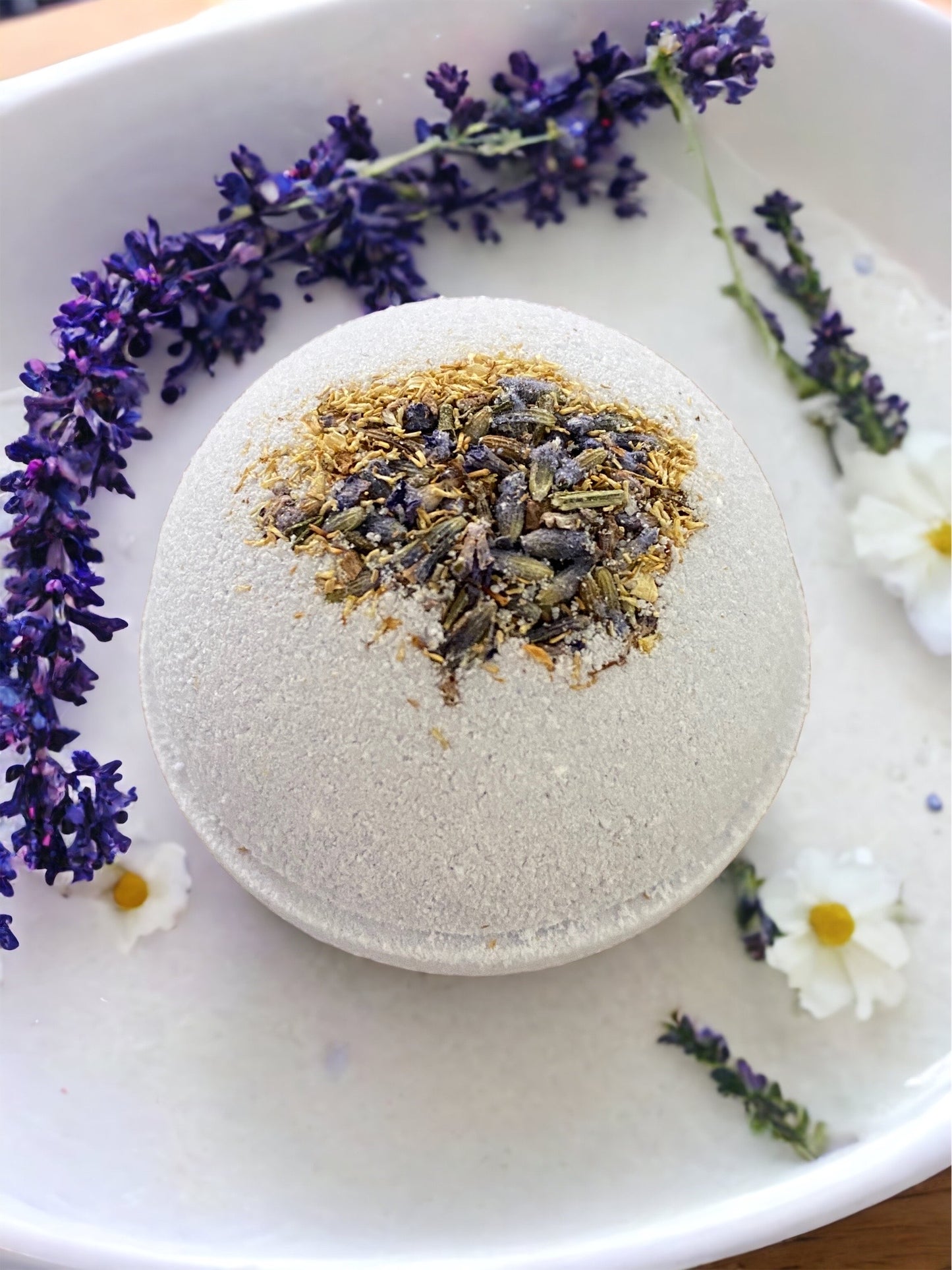 Lavender and Chamomile Bath Bomb