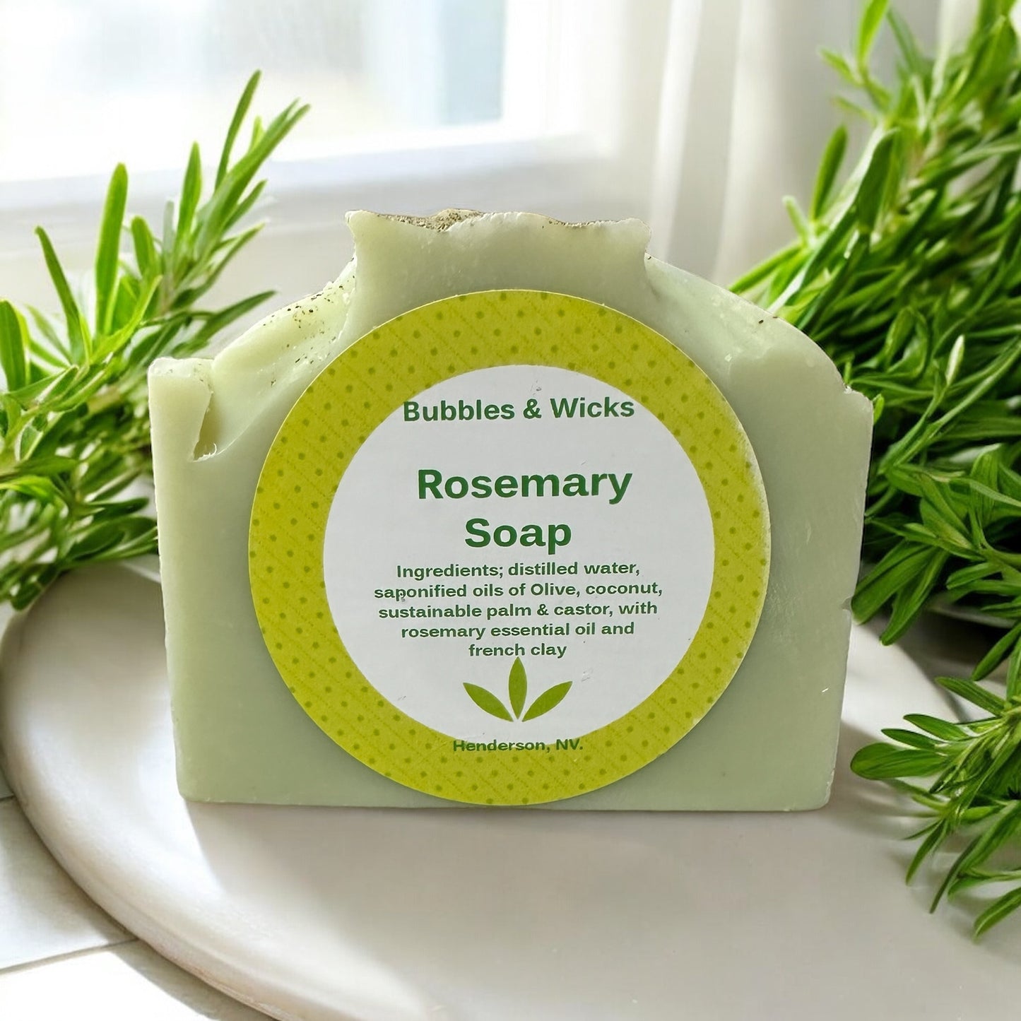 Rosemary Soap with Green Clay