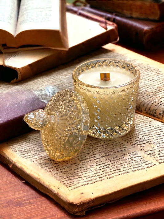 Crystal Enchanted Library Candle