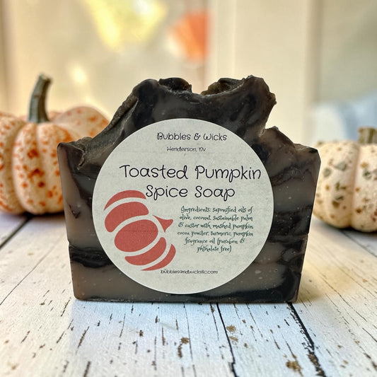 Toasted Pumpkin Spice Soap – Handmade Pumpkin Fall Soap