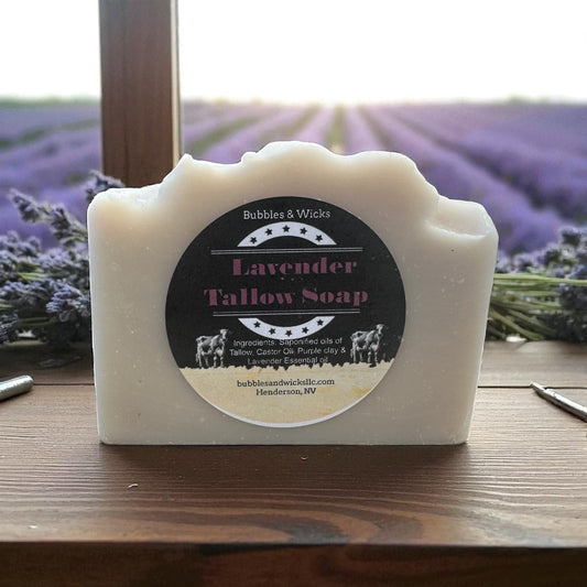 Organic Grass Fed Lavender Soap Bar
