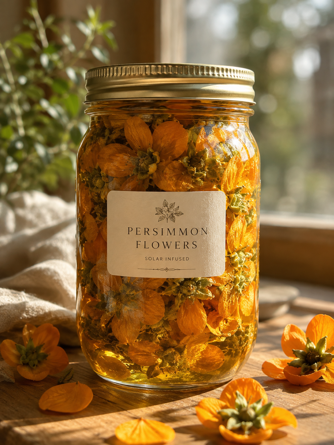 Persimmon Odor-Cleansing Soap | Solar-Infused Botanical Bar