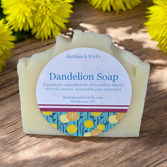 All Natural Dandelion Soap Bar