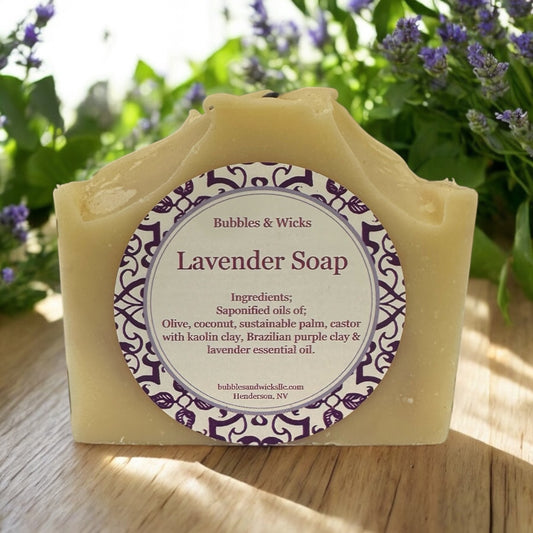 All Natural Lavender Soap Bar